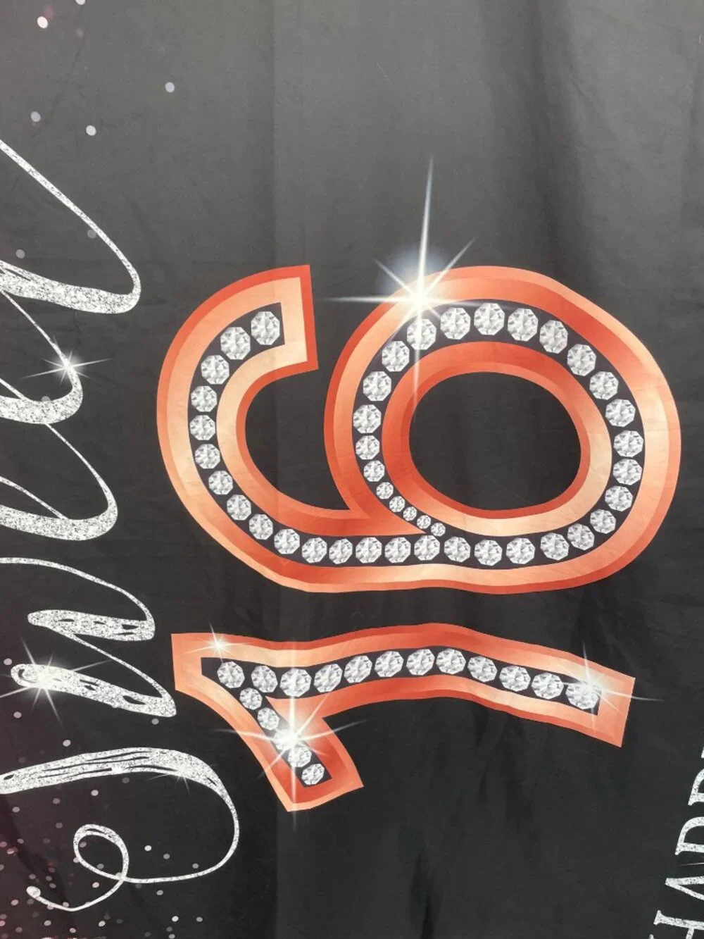 Sweet 16 Happy Birthday Party Backdrop Banner